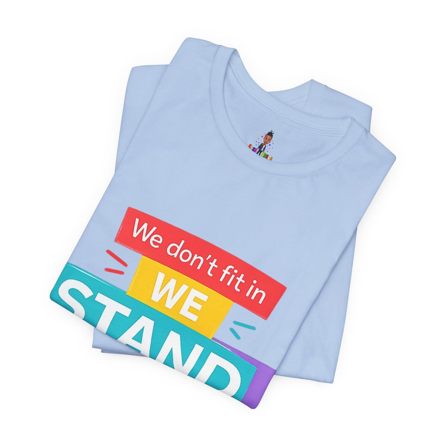 Autism Awareness Shirt – "We Don't Fit In, We Stand Out" Unisex Graphic Tee