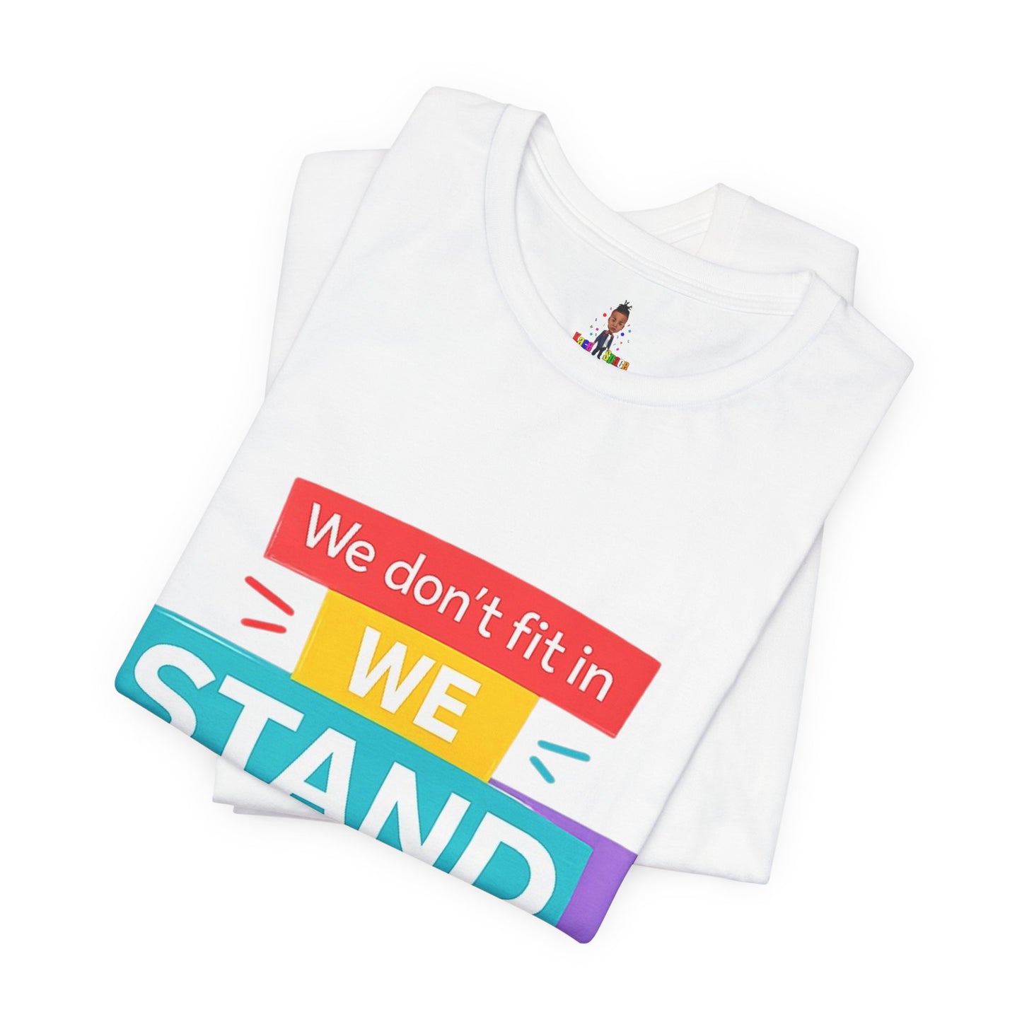 Autism Awareness Shirt – "We Don't Fit In, We Stand Out" Unisex Graphic Tee