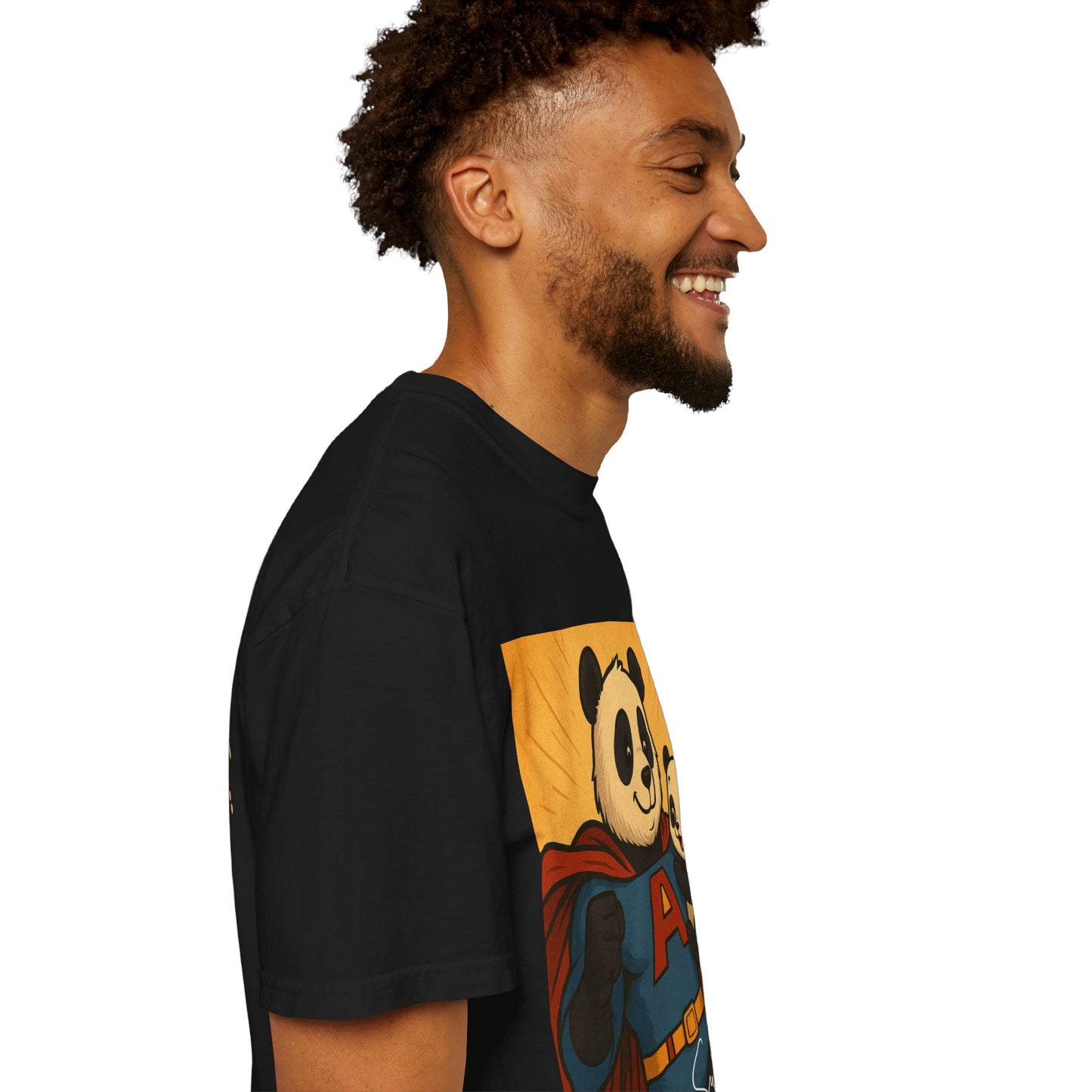 Every Hero Doesn’t Wear a Cape Panda T-Shirt, Gift for Dads, Father's Day Apparel, Unisex Graphic Shirt, Funny Gift