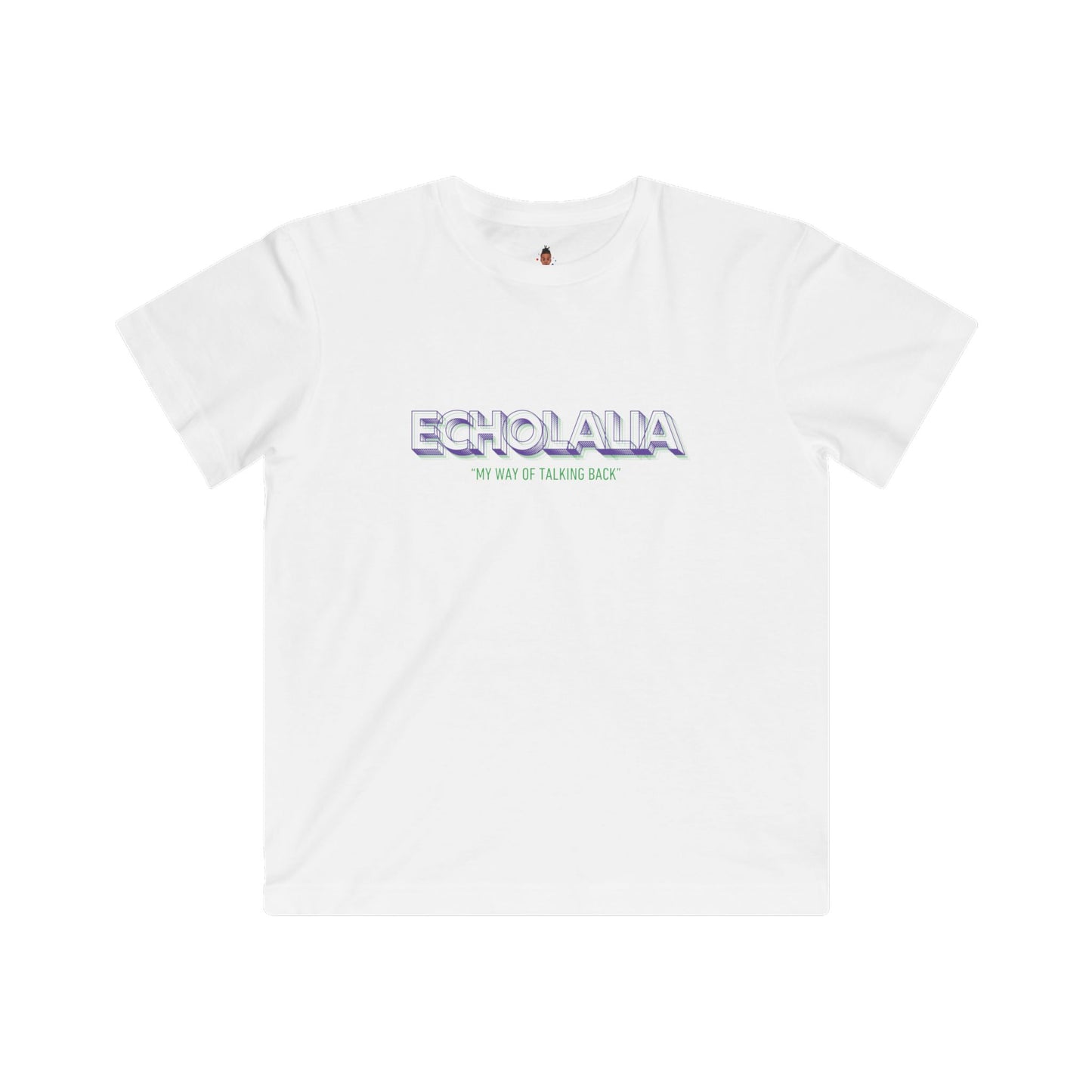 "Echolalia-My Way of Talking Back" Youth Awareness Tee