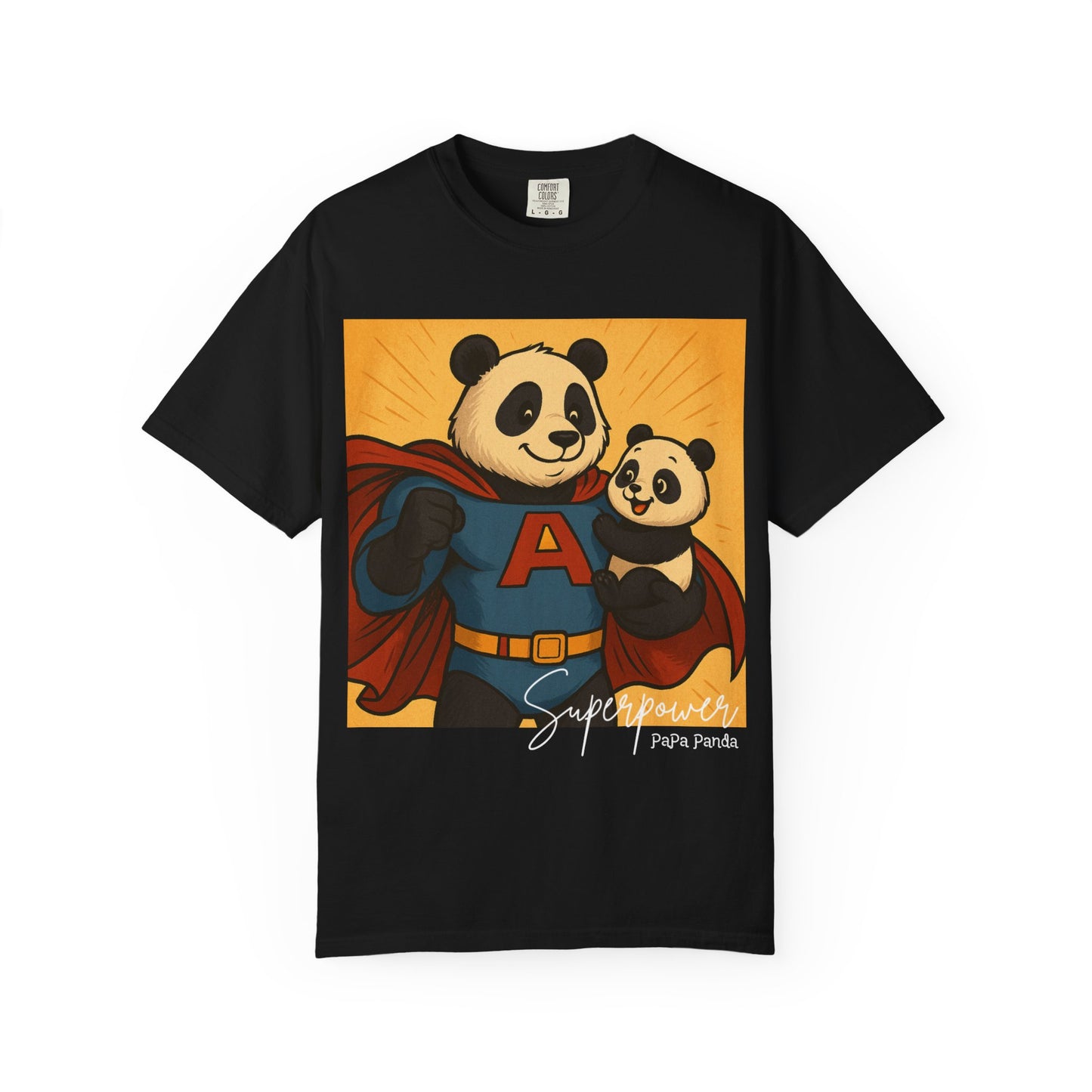 Every Hero Doesn’t Wear a Cape Panda T-Shirt, Gift for Dads, Father's Day Apparel, Unisex Graphic Shirt, Funny Gift