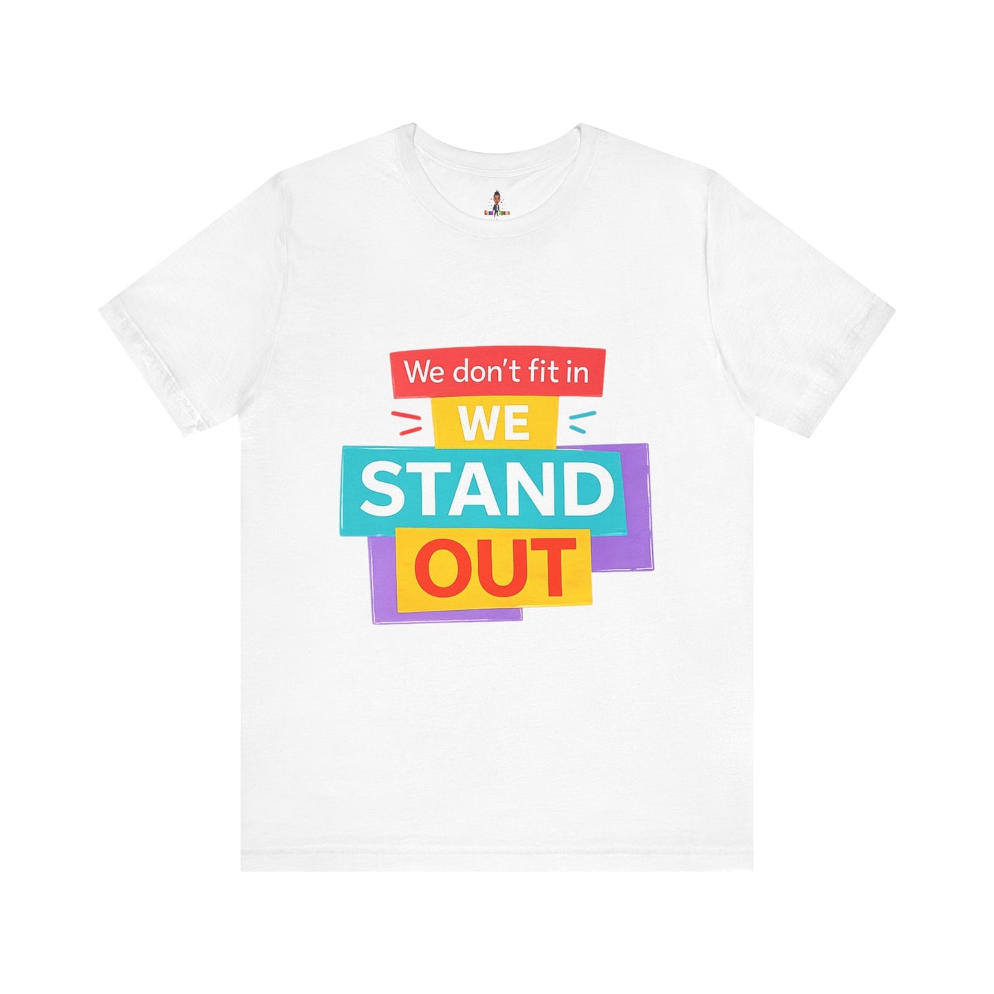 Autism Awareness Shirt – "We Don't Fit In, We Stand Out" Unisex Graphic Tee