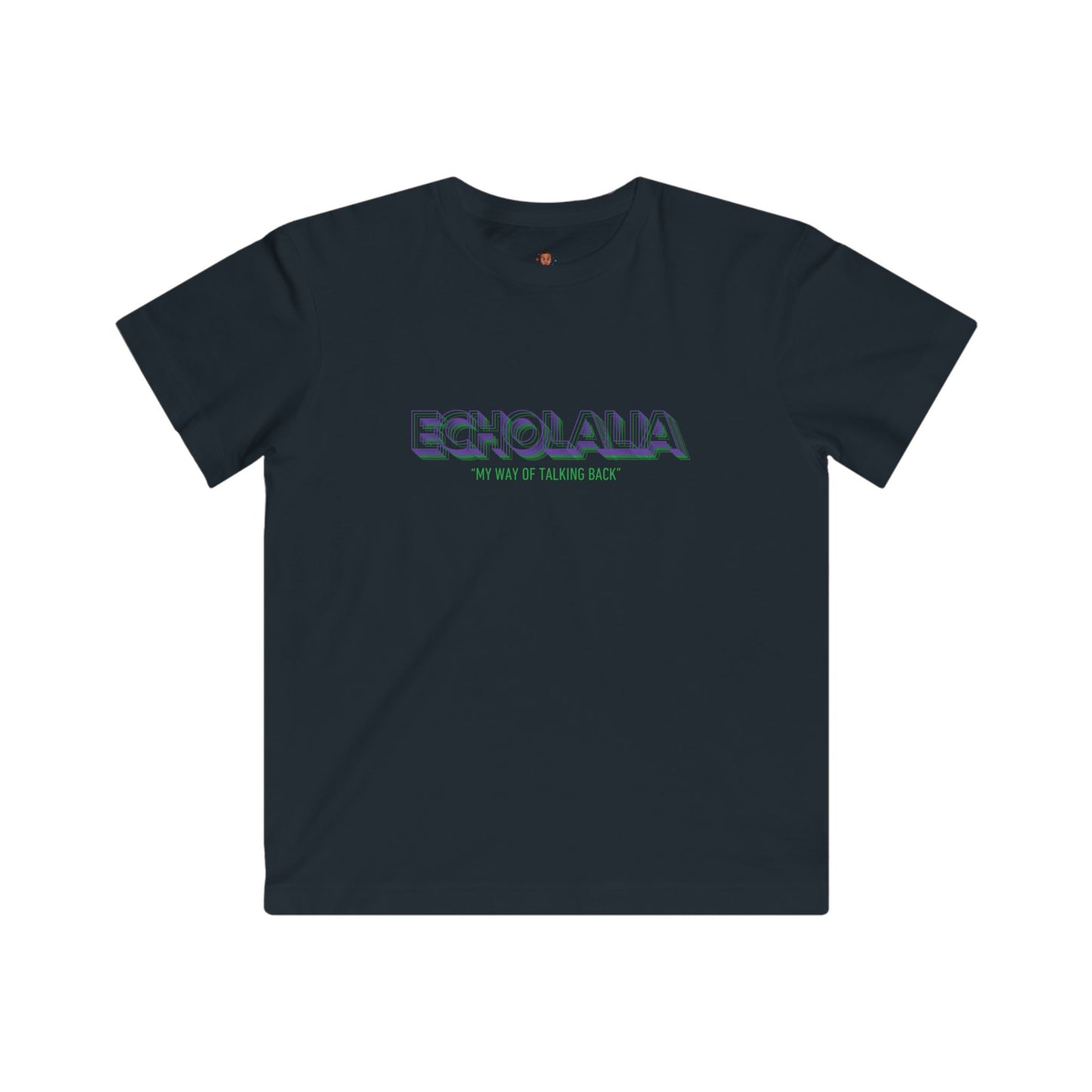 "Echolalia-My Way of Talking Back" Youth Awareness Tee
