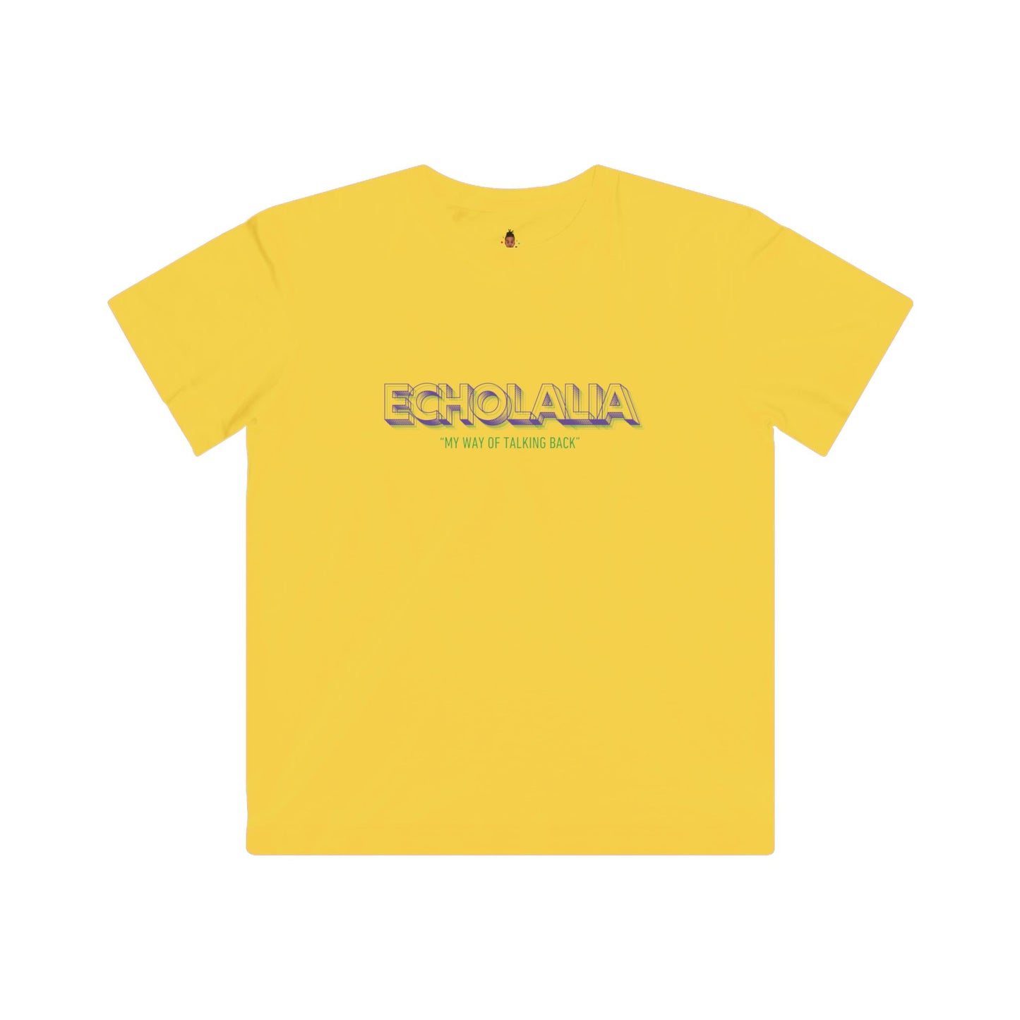 "Echolalia-My Way of Talking Back" Youth Awareness Tee