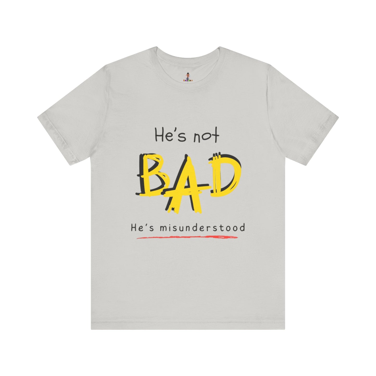 Autism Awareness Shirt – "He's Not Bad, He's Misunderstood" Unisex Graphic Tee