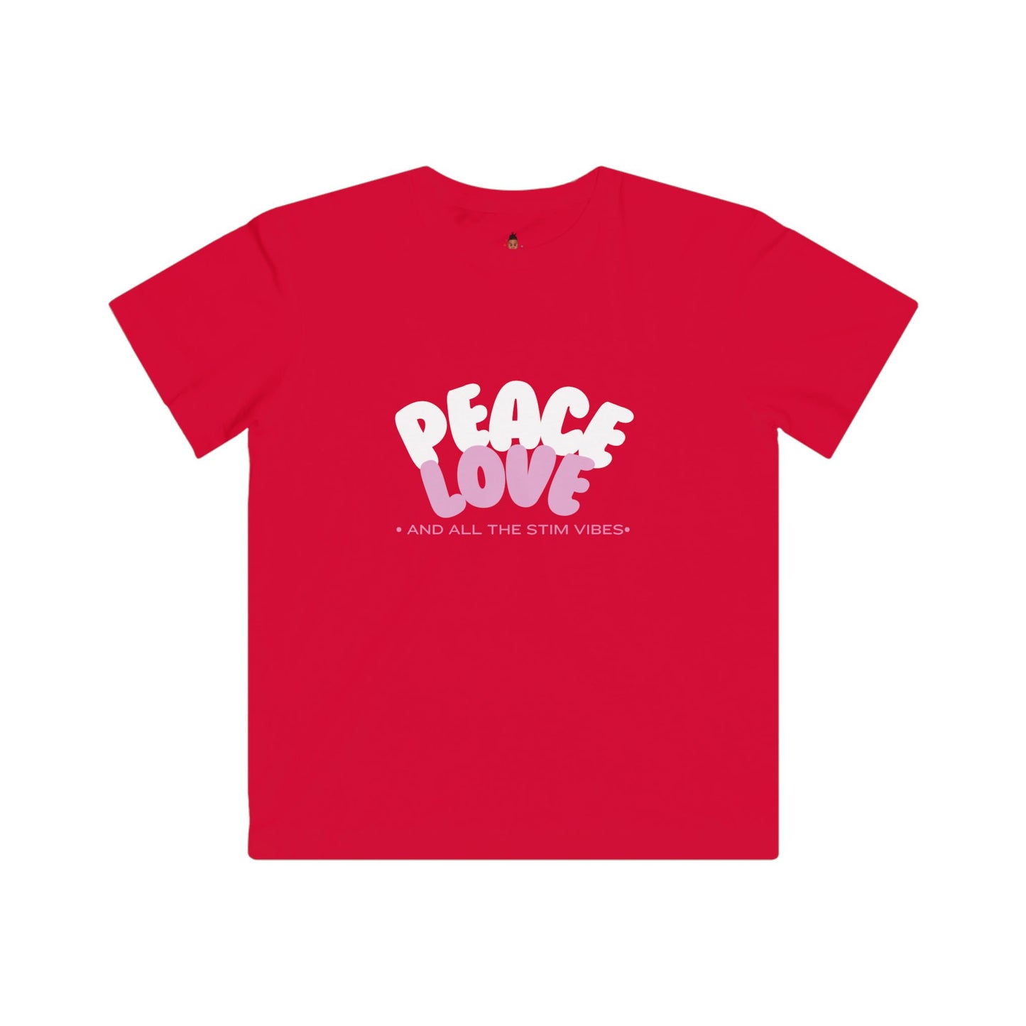 "Peace & Love and All of the Stim Vibes" Youth Awareness Tee