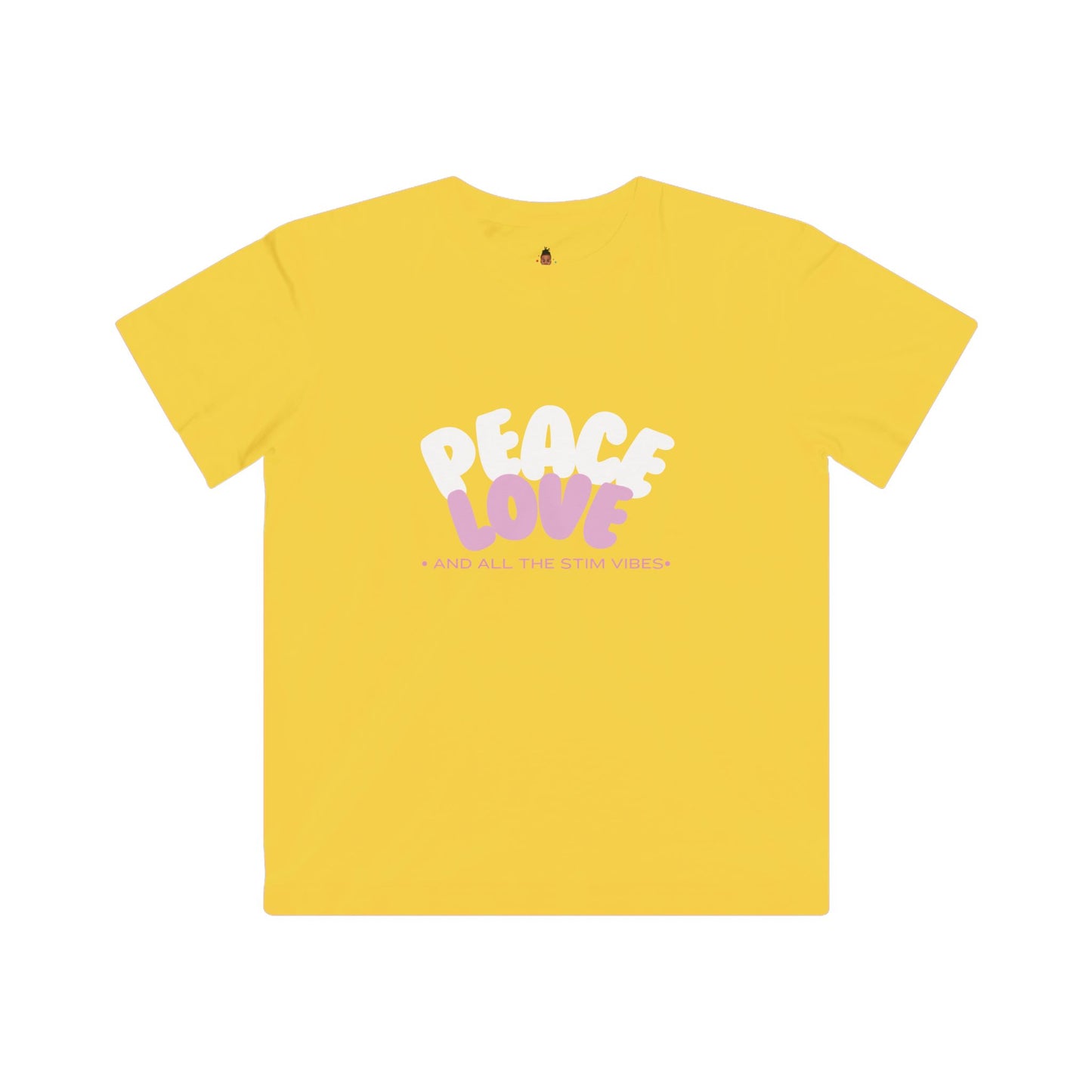 "Peace & Love and All of the Stim Vibes" Youth Awareness Tee