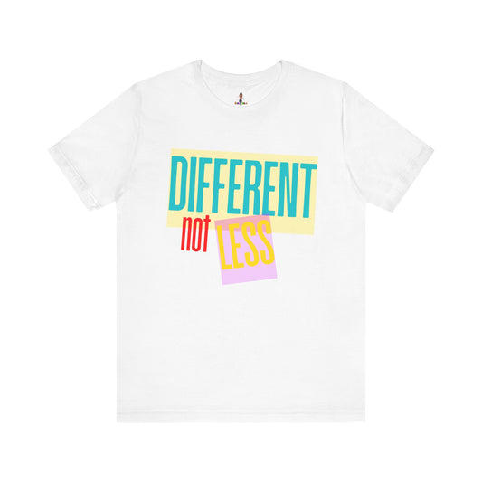 Autism Awareness T-Shirt | Different, Not Less | Adult Graphic Tee