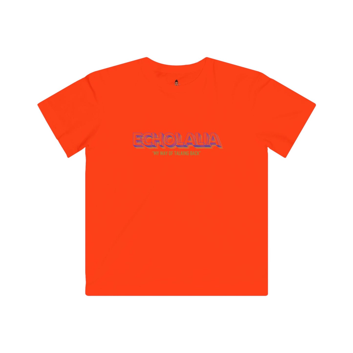 "Echolalia-My Way of Talking Back" Youth Awareness Tee