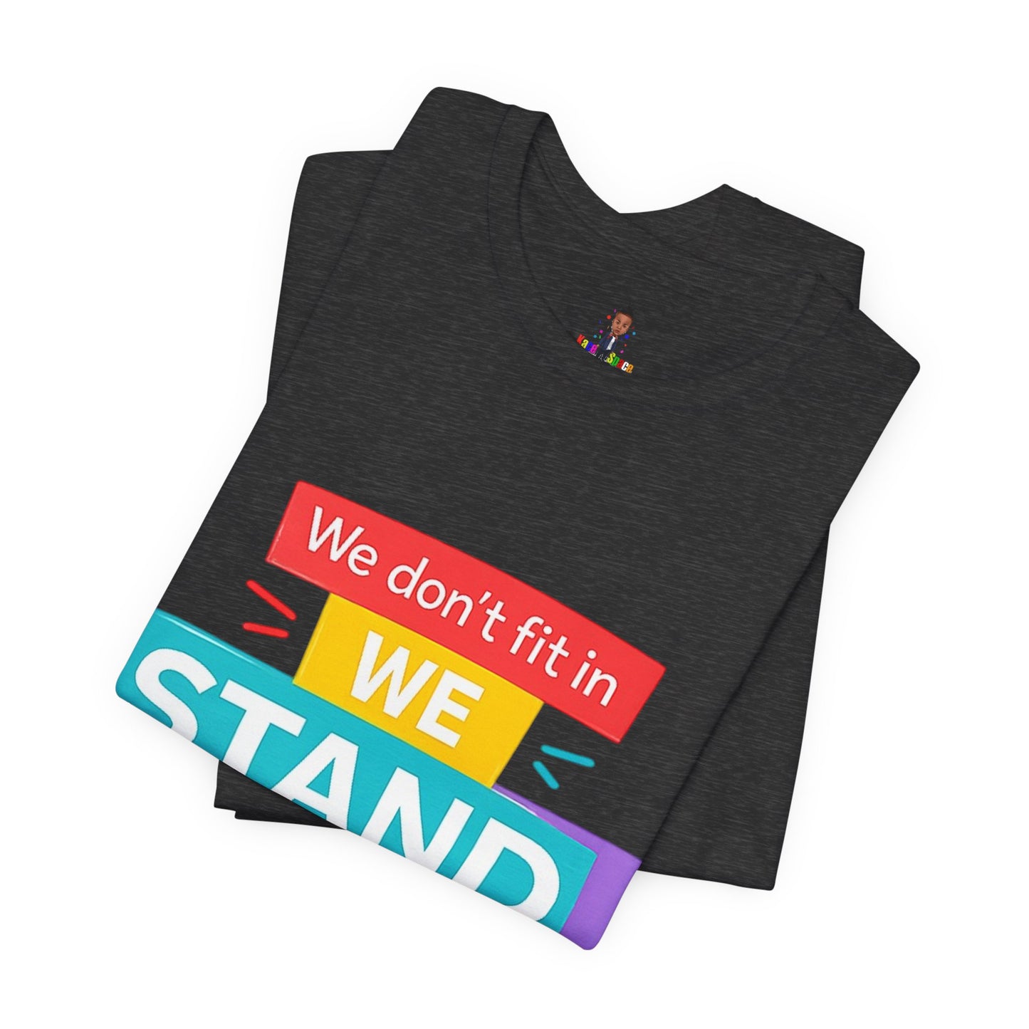 Autism Awareness Shirt – "We Don't Fit In, We Stand Out" Unisex Graphic Tee