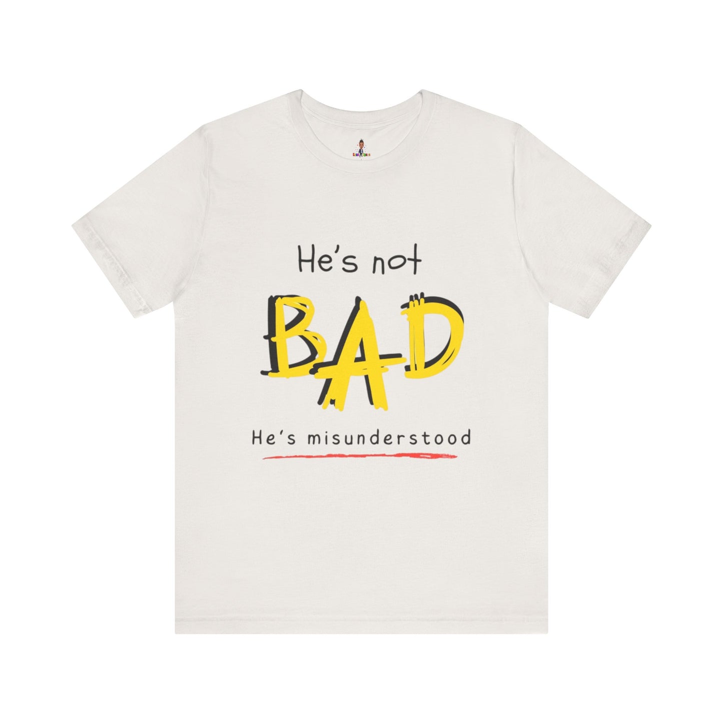 Autism Awareness Shirt – "He's Not Bad, He's Misunderstood" Unisex Graphic Tee